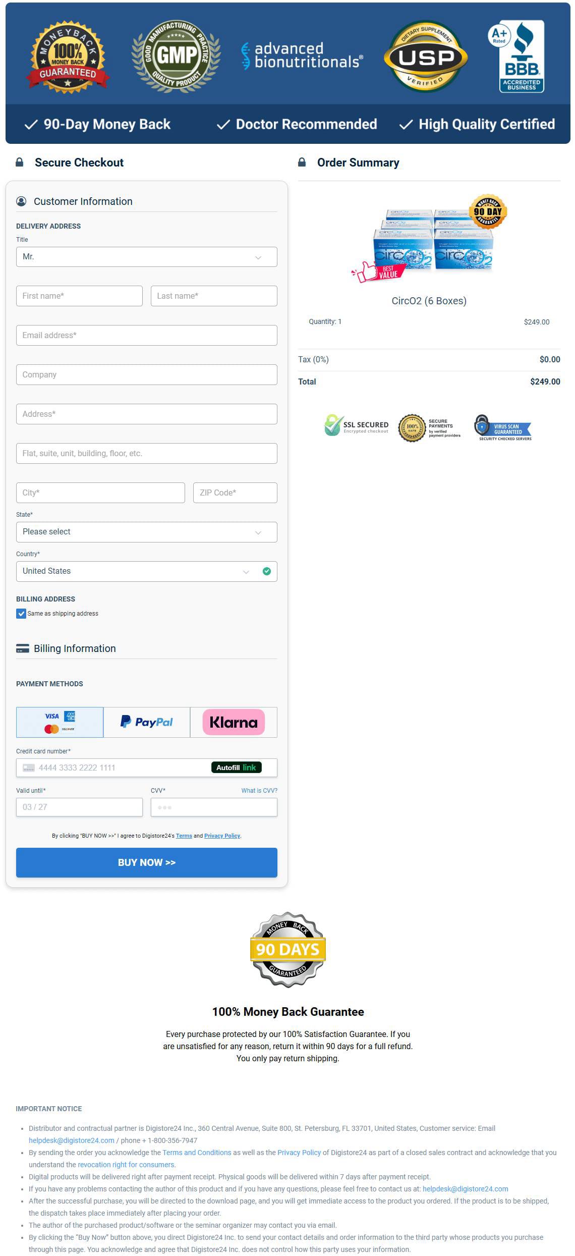 CircO2 Nitric Oxide order now